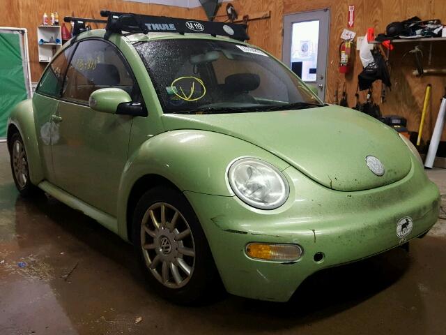 3VWCK31C84M419571 - 2004 VOLKSWAGEN NEW BEETLE GREEN photo 1