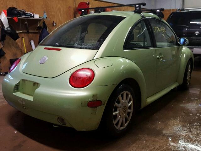 3VWCK31C84M419571 - 2004 VOLKSWAGEN NEW BEETLE GREEN photo 4