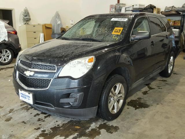 2GNALBEK8D6362549 - 2013 CHEVROLET EQUINOX LS BLACK photo 2