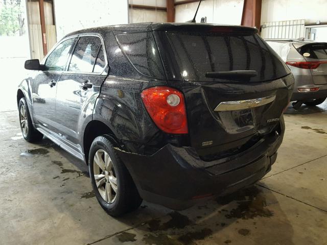 2GNALBEK8D6362549 - 2013 CHEVROLET EQUINOX LS BLACK photo 3