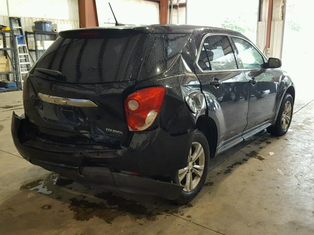 2GNALBEK8D6362549 - 2013 CHEVROLET EQUINOX LS BLACK photo 4