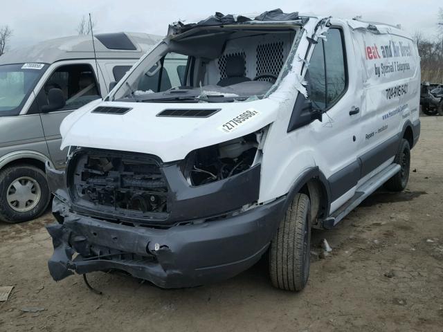 1FTNR1ZM0FKA46660 - 2015 FORD TRANSIT T- WHITE photo 2