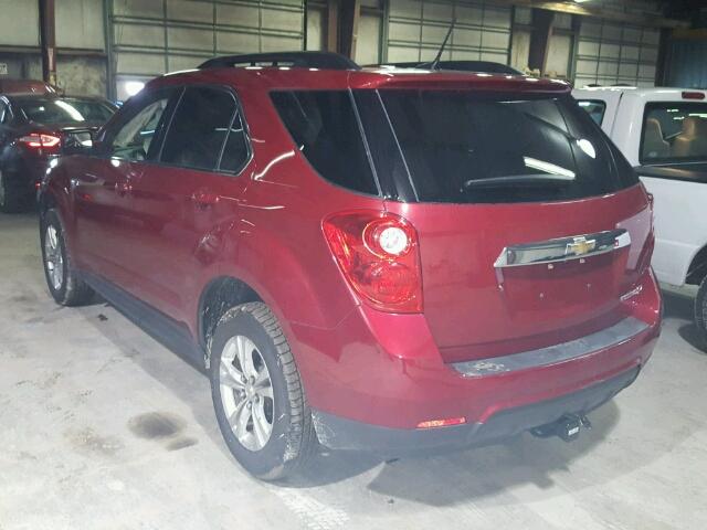 2GNALDEK3D6312895 - 2013 CHEVROLET EQUINOX LT RED photo 3