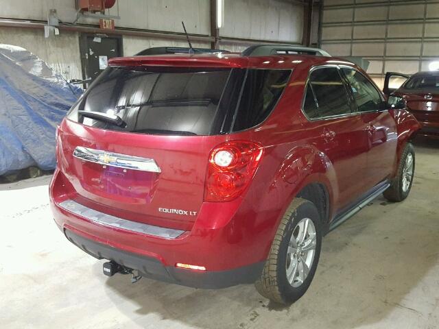 2GNALDEK3D6312895 - 2013 CHEVROLET EQUINOX LT RED photo 4