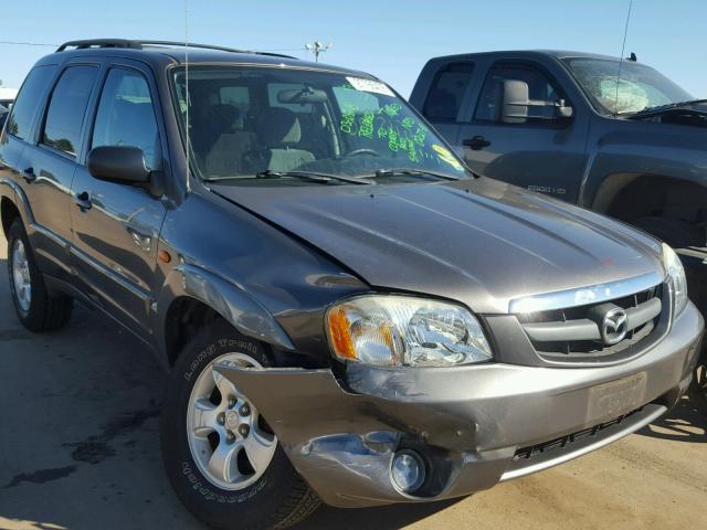 4F2YZ94154KM31959 - 2004 MAZDA TRIBUTE LX GRAY photo 1