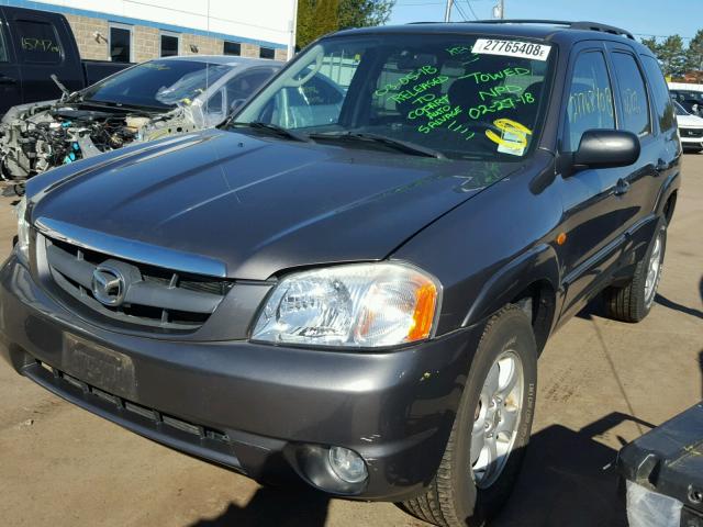 4F2YZ94154KM31959 - 2004 MAZDA TRIBUTE LX GRAY photo 2