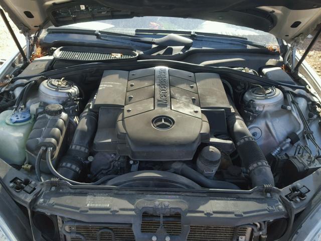 WDBNG70J53A375236 - 2003 MERCEDES-BENZ S 430 SILVER photo 7