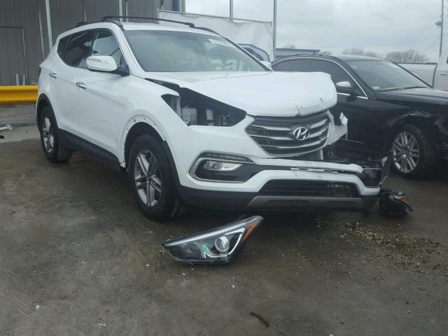 5NMZU3LBXHH015918 - 2017 HYUNDAI SANTA FE S WHITE photo 1