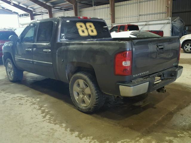 3GCRCSE09AG149023 - 2010 CHEVROLET SILVERADO GRAY photo 3