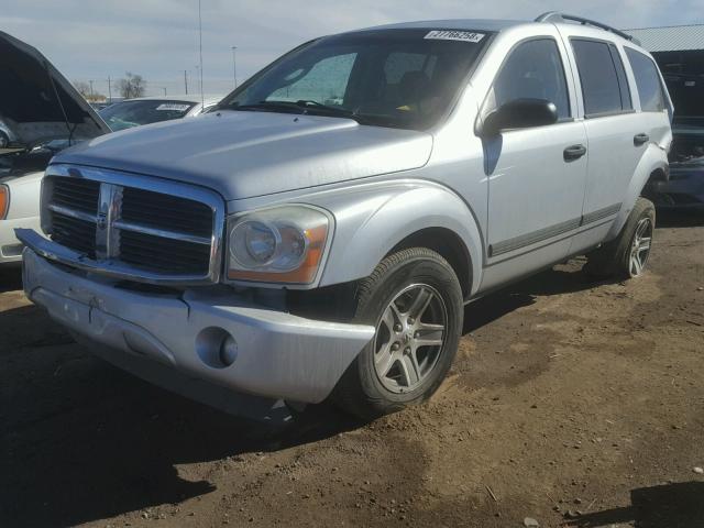 1D4HB48256F139334 - 2006 DODGE DURANGO SL SILVER photo 2