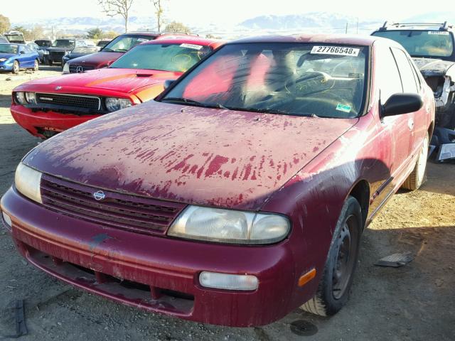 1N4BU31D7SC180956 - 1995 NISSAN ALTIMA XE MAROON photo 2