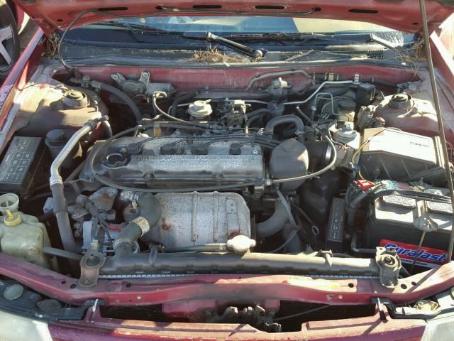 1N4BU31D7SC180956 - 1995 NISSAN ALTIMA XE MAROON photo 7