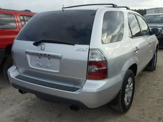 2HNYD18676H500970 - 2006 ACURA MDX TOURIN SILVER photo 4