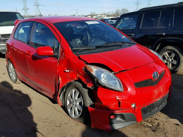 JTDKT903995250674 - 2009 TOYOTA YARIS RED photo 1