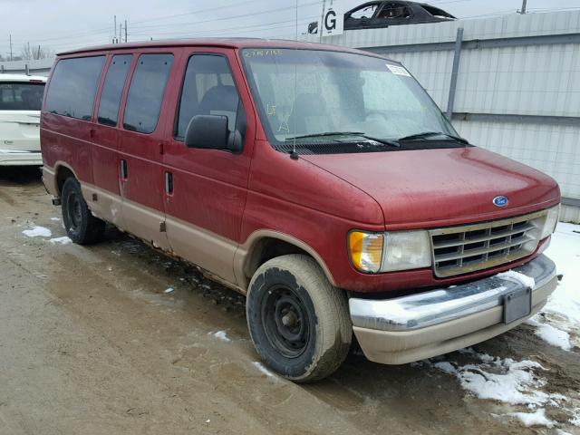 1FMEE11H2THB28257 - 1996 FORD ECONOLINE RED photo 1