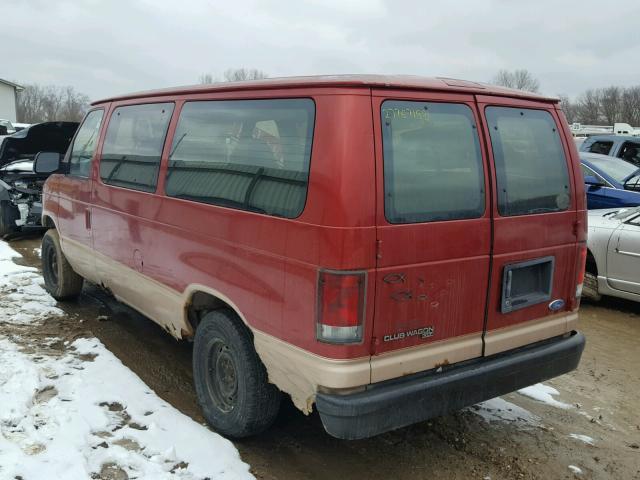 1FMEE11H2THB28257 - 1996 FORD ECONOLINE RED photo 3