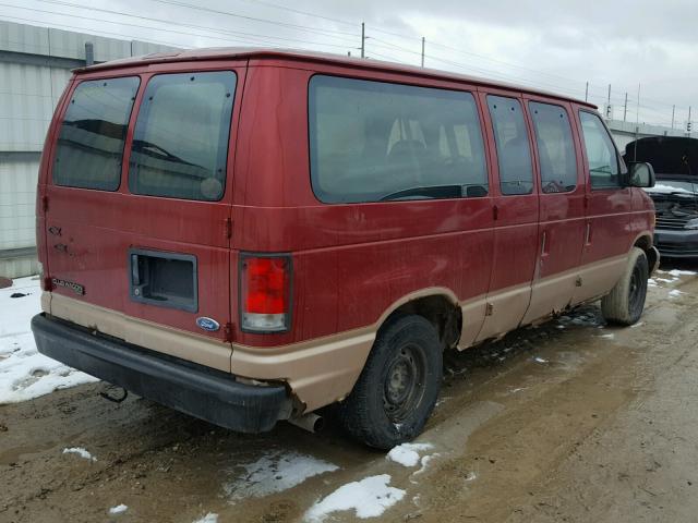 1FMEE11H2THB28257 - 1996 FORD ECONOLINE RED photo 4