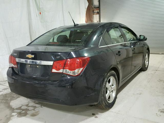 1G1PF5SC5C7381317 - 2012 CHEVROLET CRUZE LT BLACK photo 4