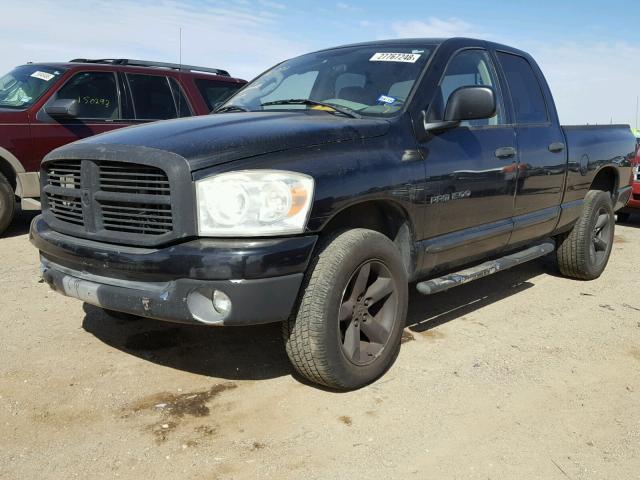 1D7HU18P57S168025 - 2007 DODGE RAM 1500 S BLACK photo 2