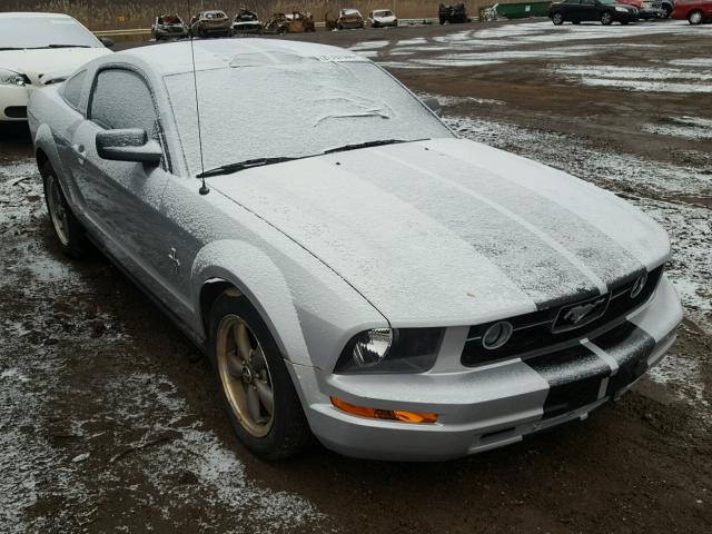 1ZVHT80N065133435 - 2006 FORD MUSTANG SILVER photo 1