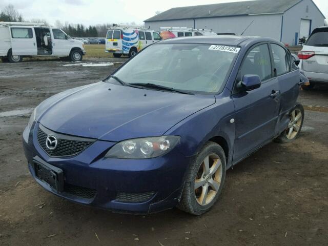 JM1BK32F761403823 - 2006 MAZDA 3 I BLUE photo 2