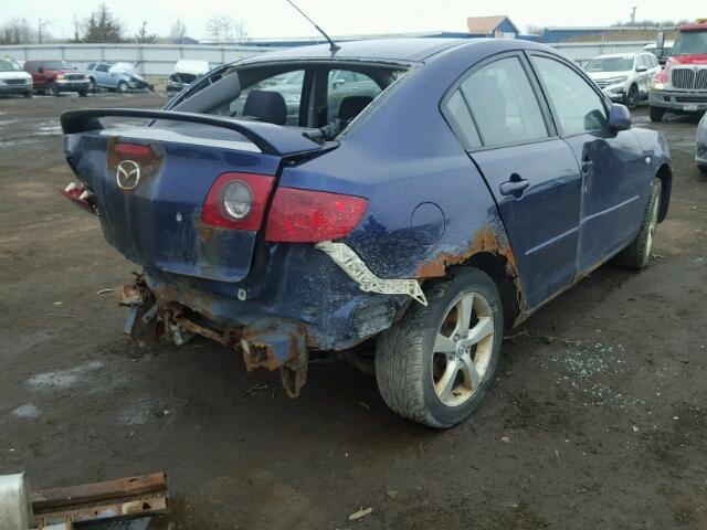 JM1BK32F761403823 - 2006 MAZDA 3 I BLUE photo 4