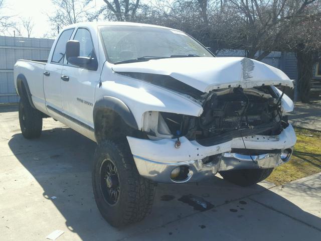 3D7KU28684G114160 - 2004 DODGE RAM 2500 S WHITE photo 1