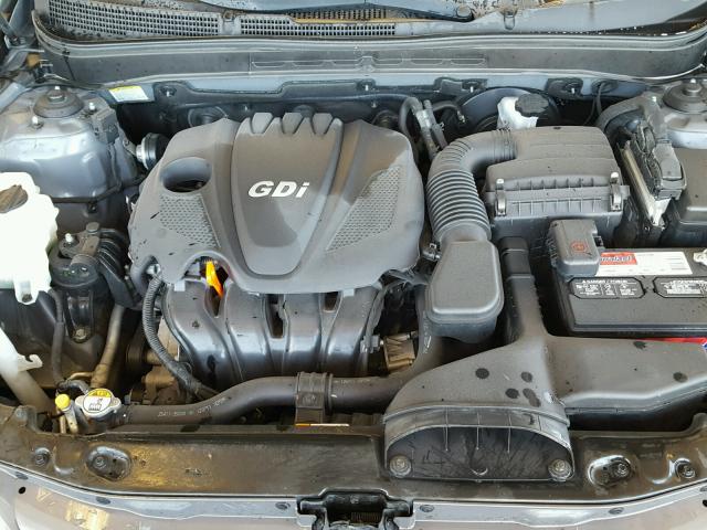 5NPEB4AC6DH597941 - 2013 HYUNDAI SONATA GLS CHARCOAL photo 7