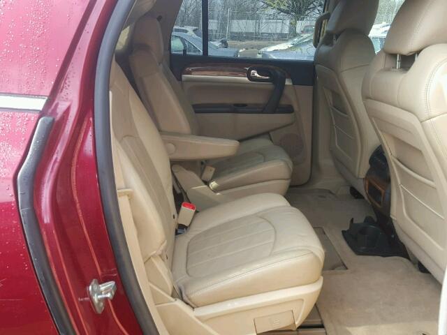 5GAER23768J263777 - 2008 BUICK ENCLAVE CX BURGUNDY photo 6