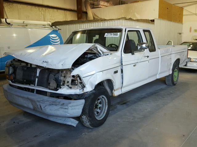 1FTEX15N7TKA18743 - 1996 FORD F150 WHITE photo 2