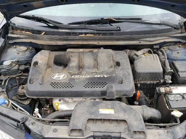 KMHDU46D97U145219 - 2007 HYUNDAI ELANTRA GL BLUE photo 7