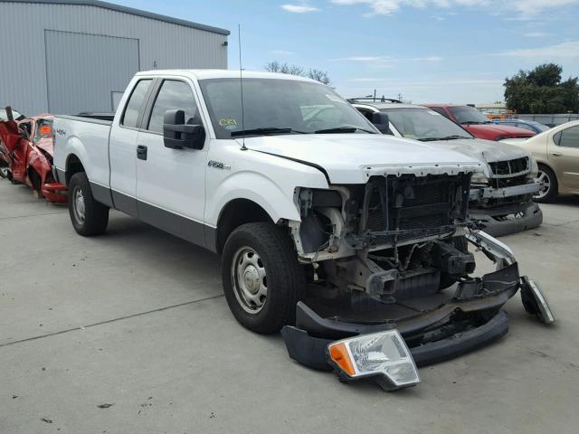 1FTFX1EV2AKE18596 - 2010 FORD F150 SUPER WHITE photo 1