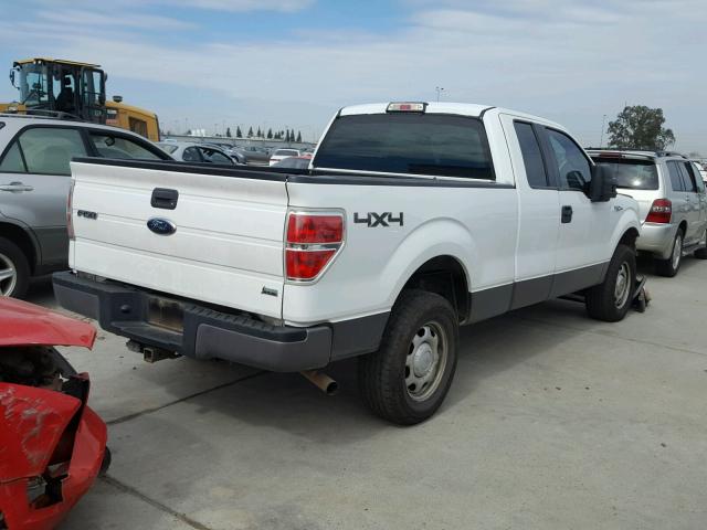 1FTFX1EV2AKE18596 - 2010 FORD F150 SUPER WHITE photo 4