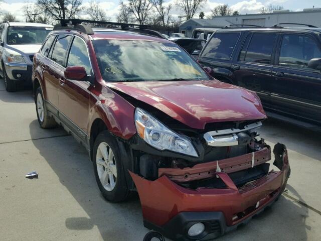 4S4BRBDC9E3215666 - 2014 SUBARU OUTBACK 2. RED photo 1