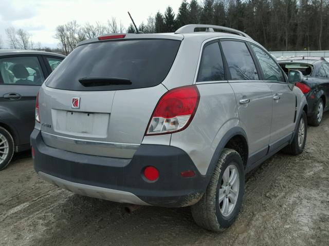 3GSCL33P88S593582 - 2008 SATURN VUE XE SILVER photo 4