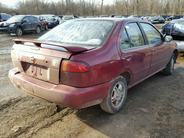 3N1AB41D2XL089206 - 1999 NISSAN SENTRA BAS BURGUNDY photo 4