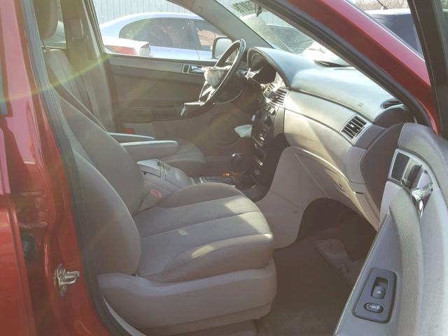 2A4GM48446R610106 - 2006 CHRYSLER PACIFICA RED photo 5