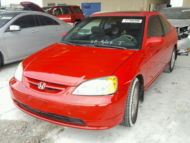 1HGEM22013L033337 - 2003 HONDA CIVIC EX 红色 照片 2