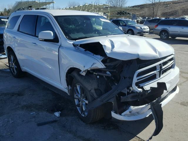 1C4RDJDG7HC697797 - 2017 DODGE DURANGO GT WHITE photo 1