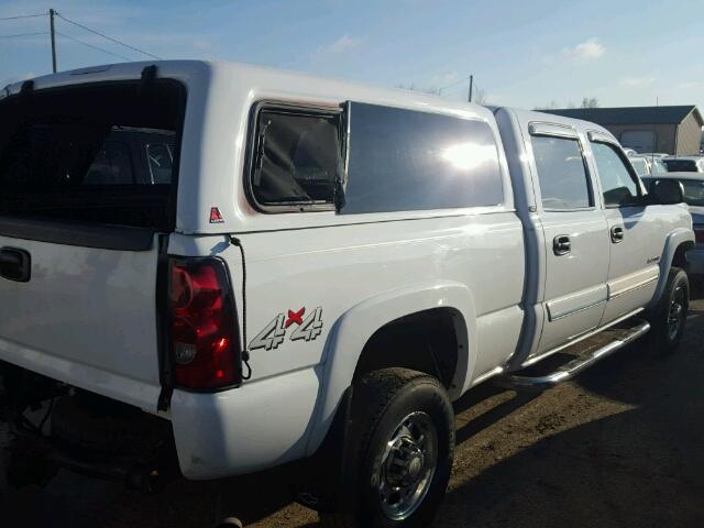 1GCHK23U16F111427 - 2006 CHEVROLET SILVERADO WHITE photo 4