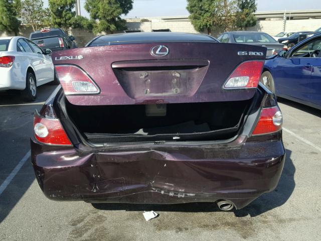 JTHBF30G425023985 - 2002 LEXUS ES 300 PURPLE photo 9