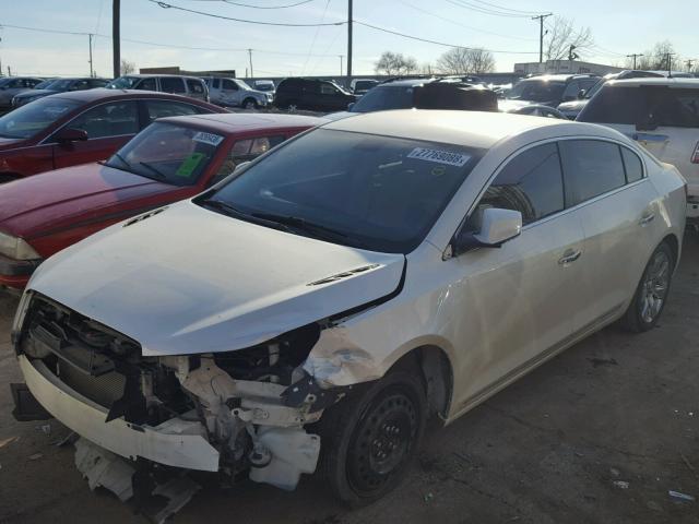 1G4GC5ED1BF296110 - 2011 BUICK LACROSSE C WHITE photo 2