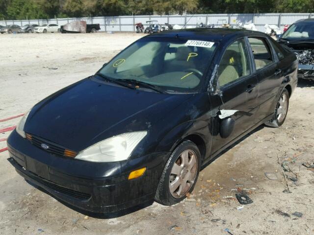 1FAHP38302W204219 - 2002 FORD FOCUS ZTS BLACK photo 2