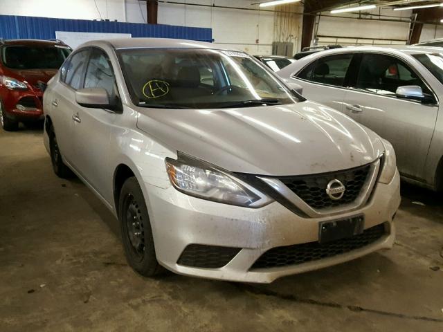 3N1AB7AP6HY269319 - 2017 NISSAN SENTRA S SILVER photo 1