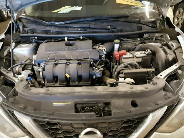 3N1AB7AP6HY269319 - 2017 NISSAN SENTRA S SILVER photo 7