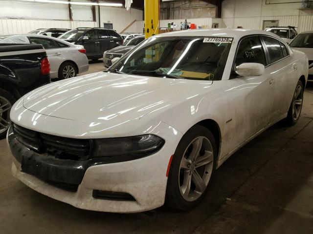 2C3CDXCT9GH172683 - 2016 DODGE CHARGER R/ WHITE photo 2