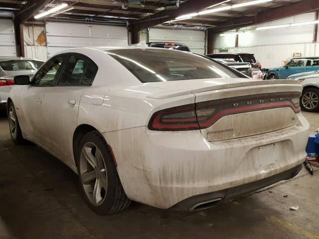 2C3CDXCT9GH172683 - 2016 DODGE CHARGER R/ WHITE photo 3