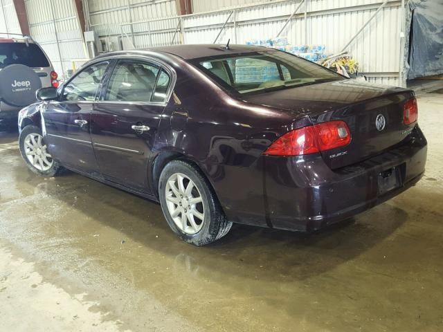 1G4HD57268U166714 - 2008 BUICK LUCERNE CX MAROON photo 3