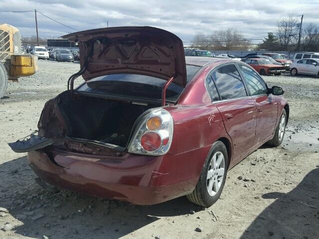 1N4AL11D82C137245 - 2002 NISSAN ALTIMA BAS BURGUNDY photo 4