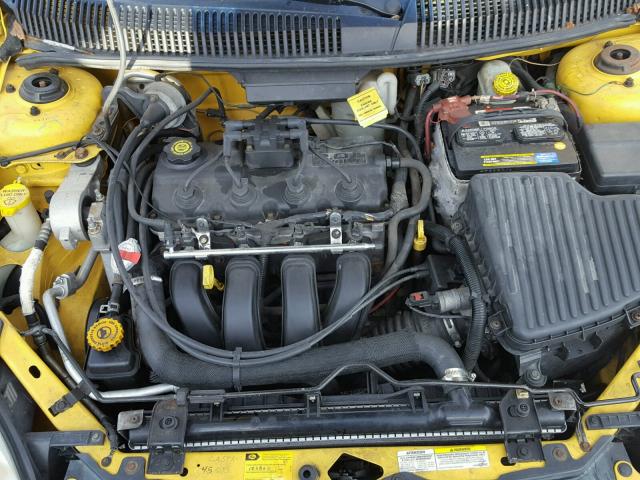 1B3ES56C53D133267 - 2003 DODGE NEON SXT YELLOW photo 7